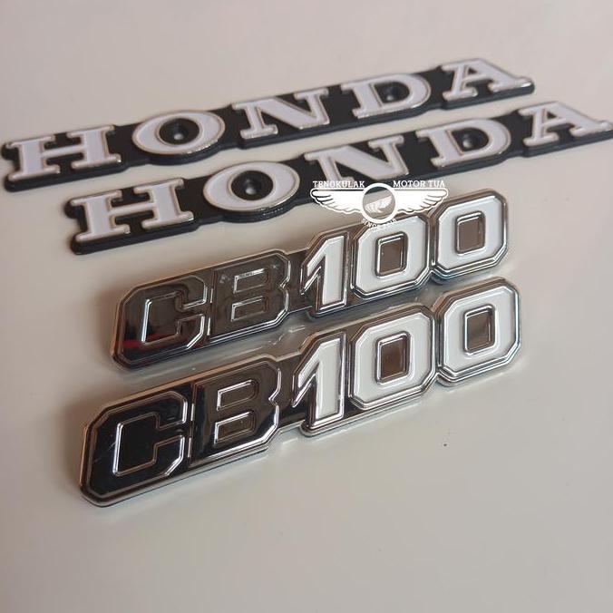 Promo emblem tangki box aki import taiwan cb100 cb 100 k5 Diskon