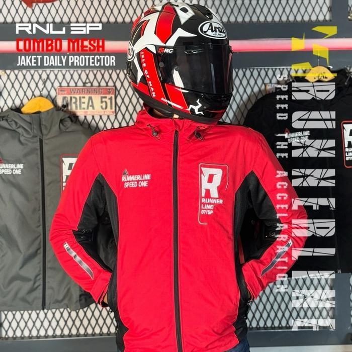 Jaket Mesh Combo Rnl Sp Jaket Touring Jaket Protector Jaket Motor New Best Quality 100% Original
