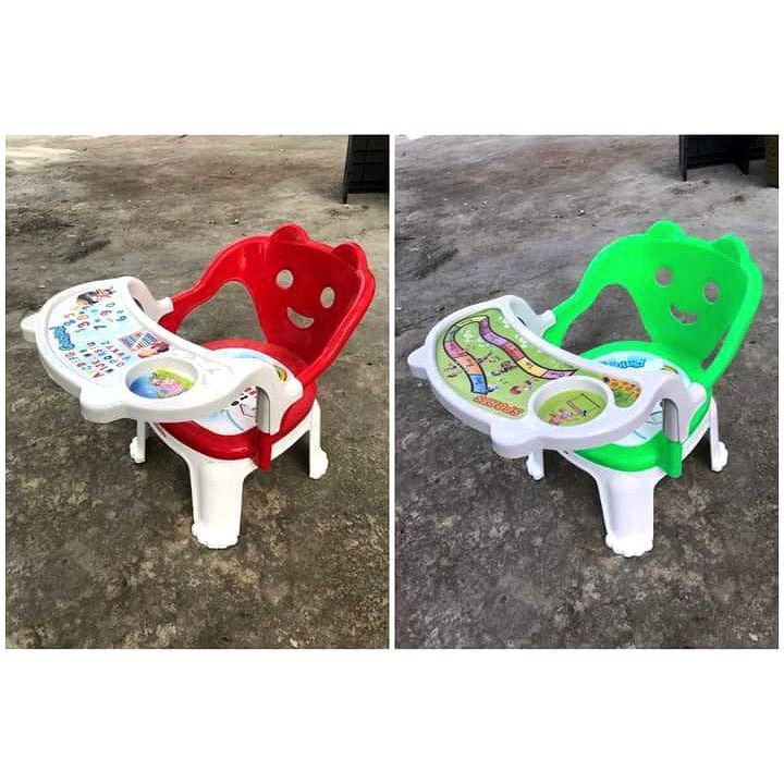 KURSI + MEJA ANAK CERIA / Kursi anak kecil belajar makan sendiri / kursi anak kecil belajar