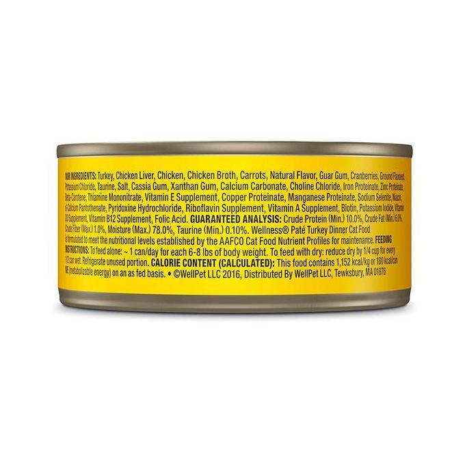 Wellness Complete Health Pate Turkey Grain-Free Cat Food - 3oz