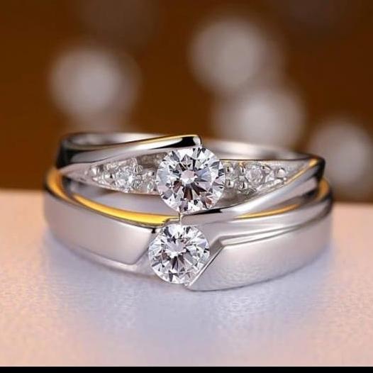 CINCIN MATA EMAS PUTIH COUPLE