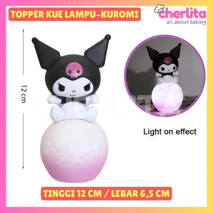 Miliki Topper Kue Karakter Kuromi Cinnamoroll Kartun Anak Hiasan Cake Ultah