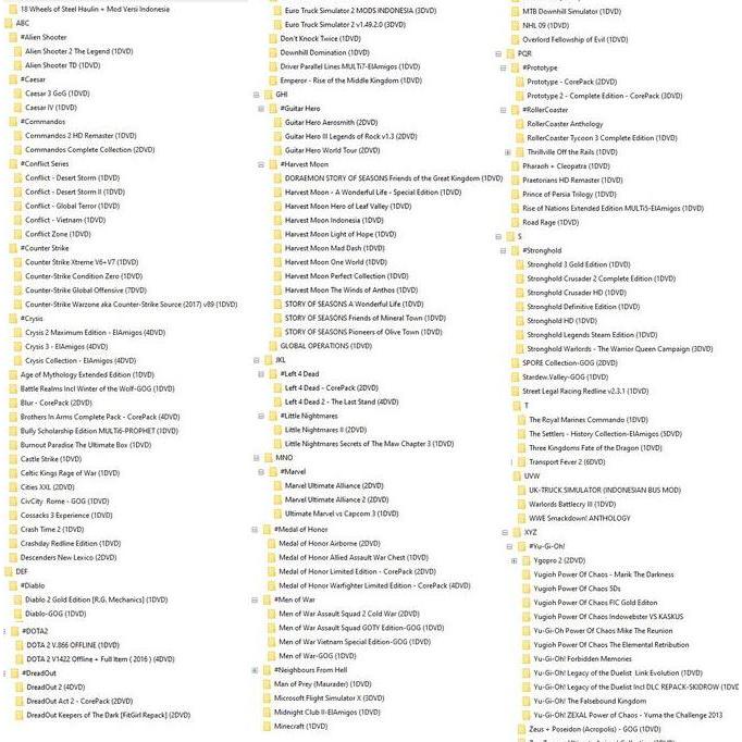 PC GAME JADUL PILIHAN + Hardisk External 500GB