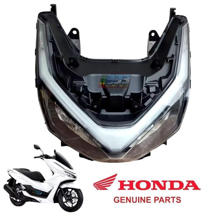 REFLEKTOR LAMPU DEPAN LIGHT ASSY FRONT COMB HONDA PCX 160 NEW GEN 2 K1ZV 33100K1ZNA1