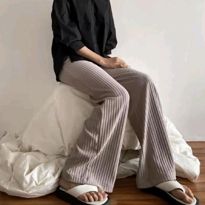 3PCS CELANA PANJANG WANITA/ CELANA KULOT CONDRU/ CELANA KULOT KNIT/ CELANA JOGER AROMALIN/ CELANA BE