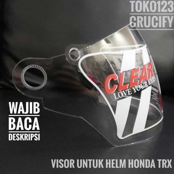 New- Kaca Helm Honda Half face