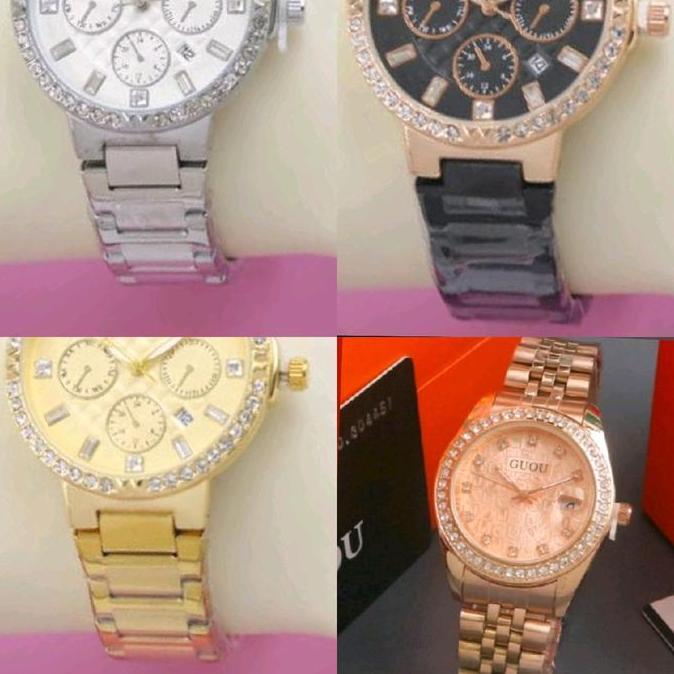 jam tangan wanita watch elegant stainless terbaru watch