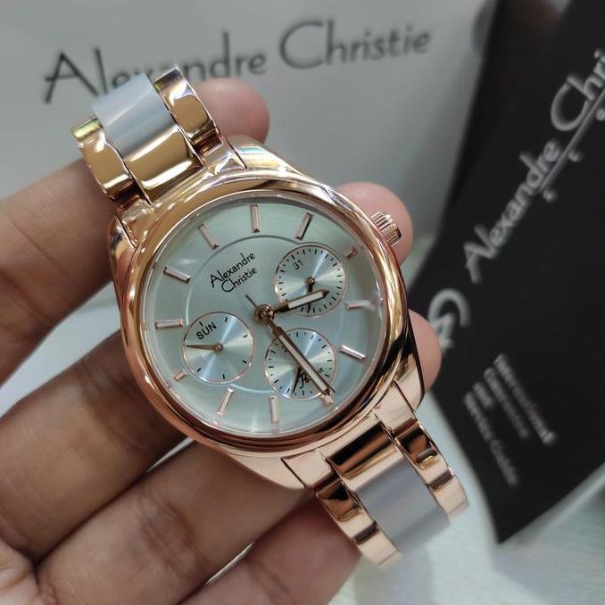 Jam Wanita ORINAL Alexandre Christie Ac 2A92 BF All Stainless Steel