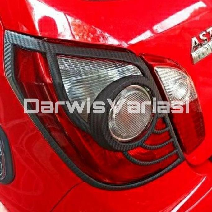 Agya 2013 - 2016 Garnish Belakang Black Carbon Diskon