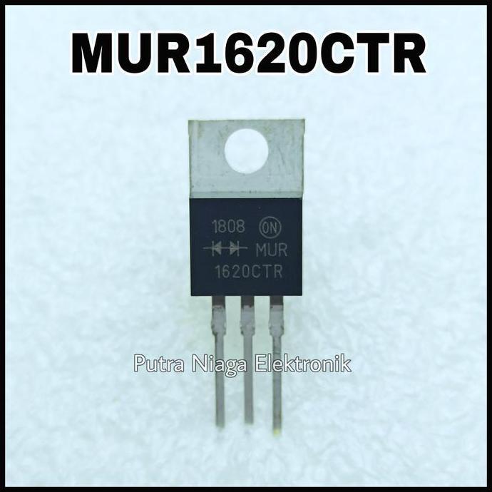 Baru (1) Dioda MUR1620CTR TO-220 / MUR1620 Dual Fast Recovery Diode 16A 200V putran1a
