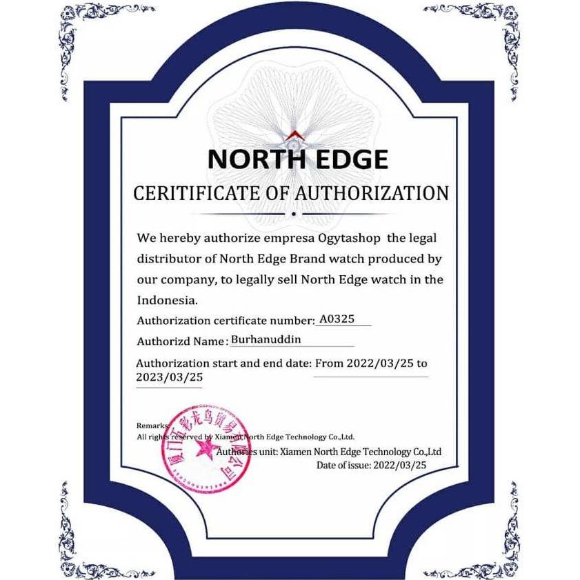 NORTH EDGE H5 Jam Tangan Wanita Smart Watch Suhu Tubuh Denyut Jantung