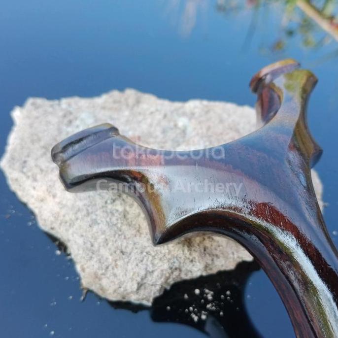 Original Ketapel Gd-O Full Kayu Sonokeling Slingshot Ott Kode 313