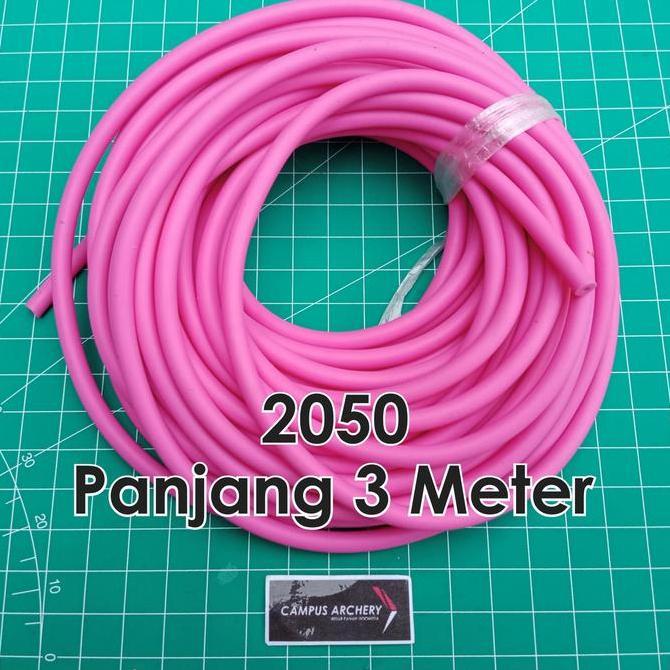 Original Karet Ketapel 5Mm 2050 Pink Panjang 3 M Kode 333