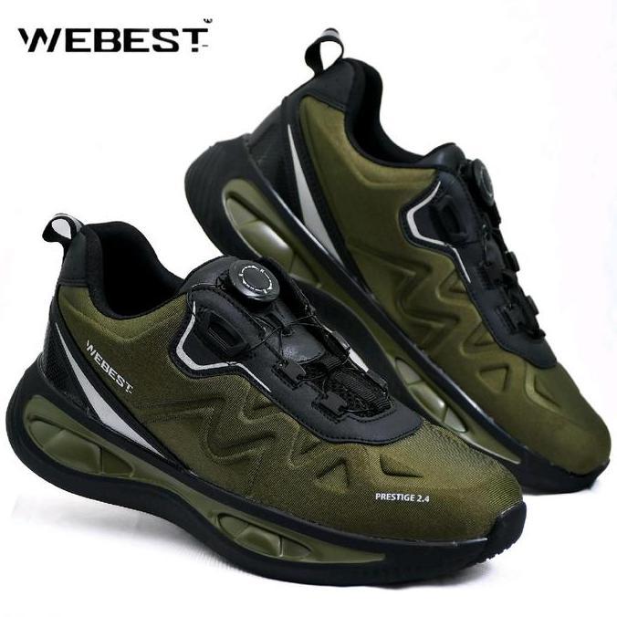 Sepatu Zeus Tali Putar Webest Sepatu Sport Tali Putar Olahraga Running Tali Putar Cepat Kering Sepat