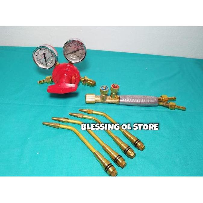 PAKET REGULATOR TUKANG LAS MURAH/REGULATOR ACETYLNE+BLENDER LAS KARBIT Promo Premium