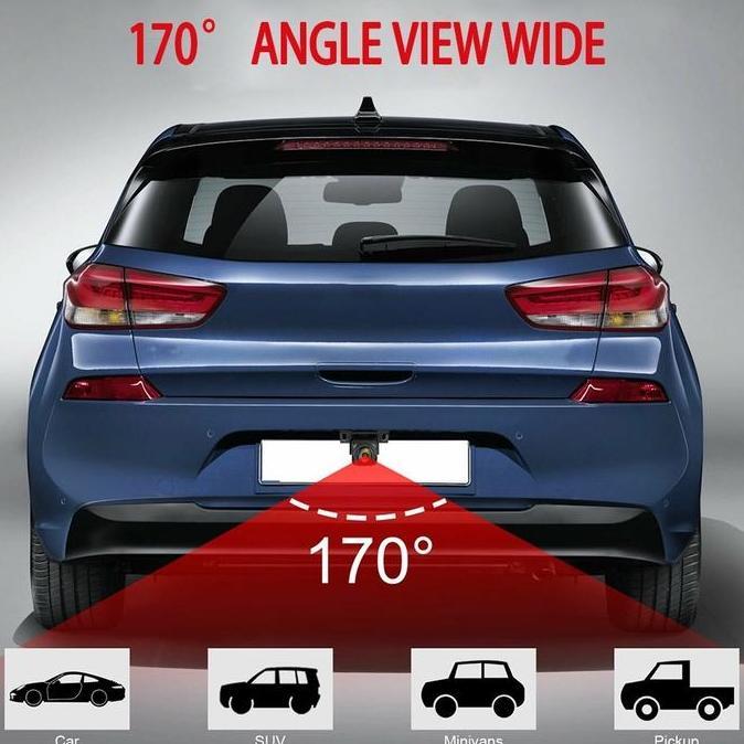 Kamera Mundur Parkir Mobil Kamera Belakang Mobil Universal Hd 170 Derajat Waterproof Mundur Mobil Ni