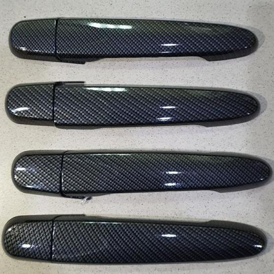 Cover Handle Pintu Carbon Mobil Calya Sigra 2016 2017 2018 2019 2020 2021 2022 2023 Harga Khusus