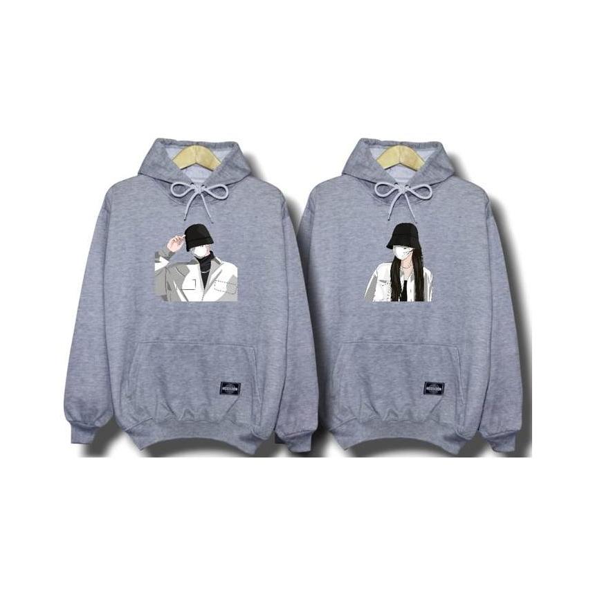 sweater couple pasangan / sweater couple pasangan 2 pcs hoodie couple / jaket couple pasangan