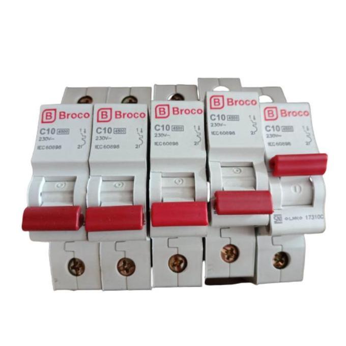 Mcb Broco C10 Mcb Saklar Listrik Broco C10 Ampere 1 Phase