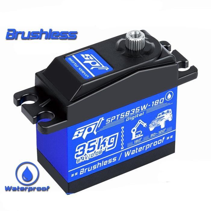 Servo Spt 35Kg 1/10 Brushless Waterproof Spt5835W-180 Original Dan Terpercaya