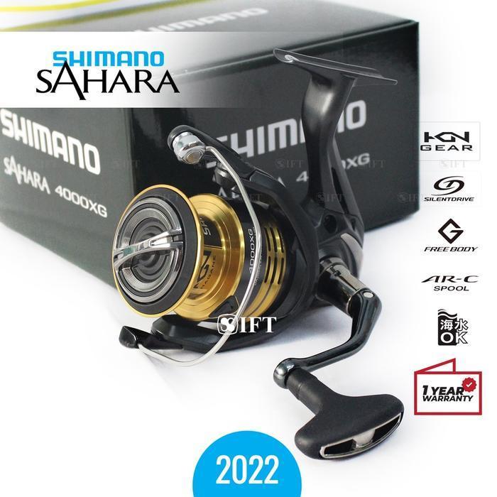 Reel Shimano Sahara 2022|500 S/D 5000 Freshwater Saltwater Ul Pancing Original Dan Terpercaya