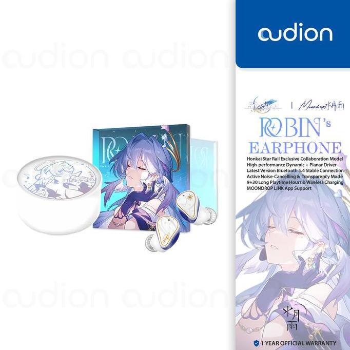 Promo Honkai Star Rail x Moondrop ROBIN / Robin's Earphones  | Bluetooth 5.4 True Wireless TWS Disko