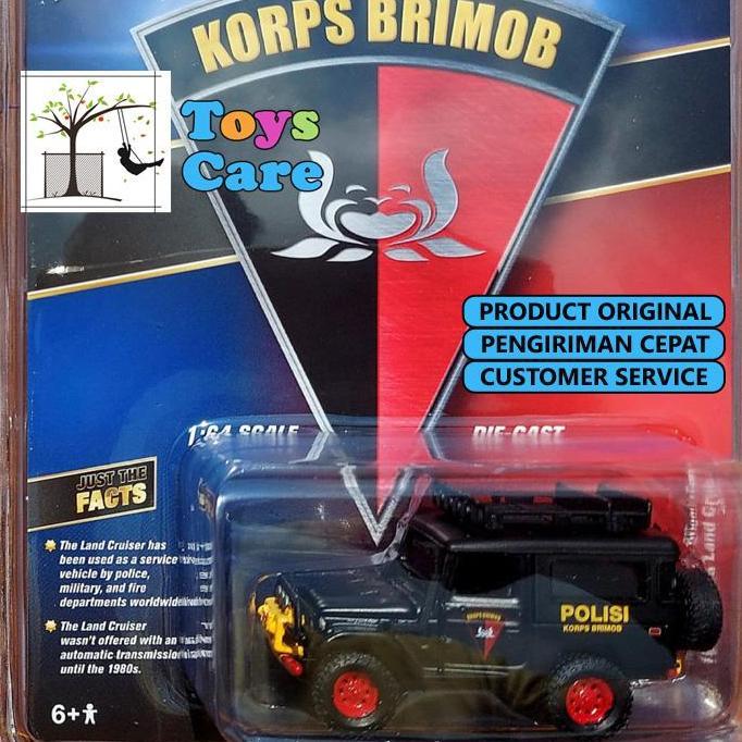 Johnny Lightning Bishop Korps Brimob - Tlc 1980 Toyota Land Cruiser Kode 121
