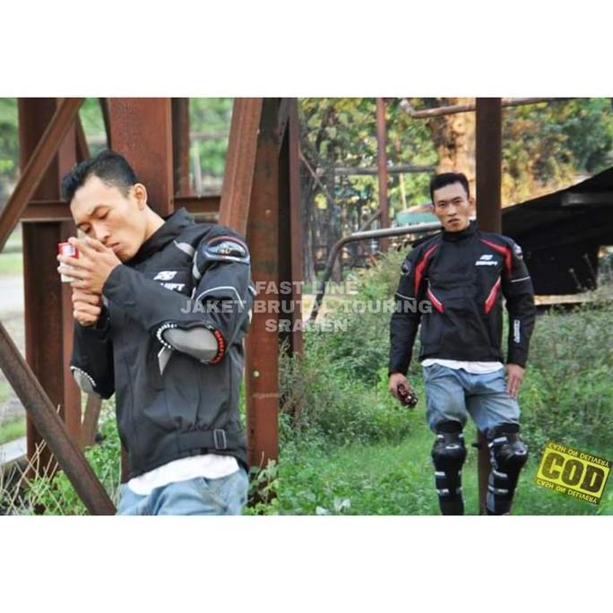 JAKET MOTOR SHIFT TOURING BIKERS PRIA SAFETY PROTECTOR ORIGINAL DAN TERPERCAYA