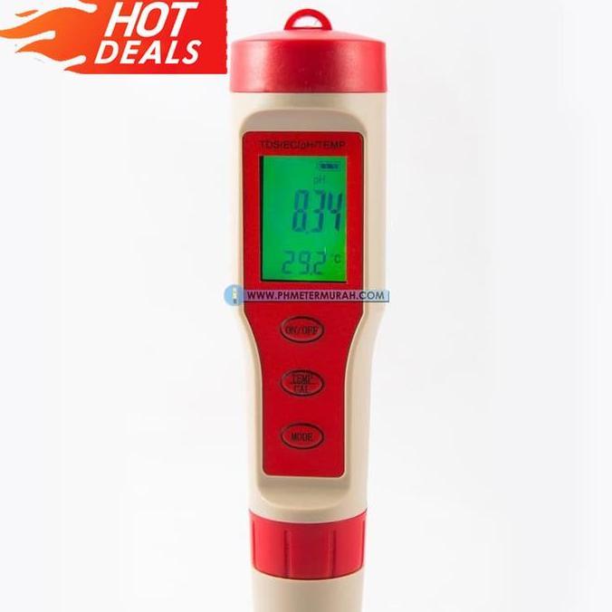 PH / TDS / EC / TEMPERATURE METER AUTO CALIBRATION, ATC