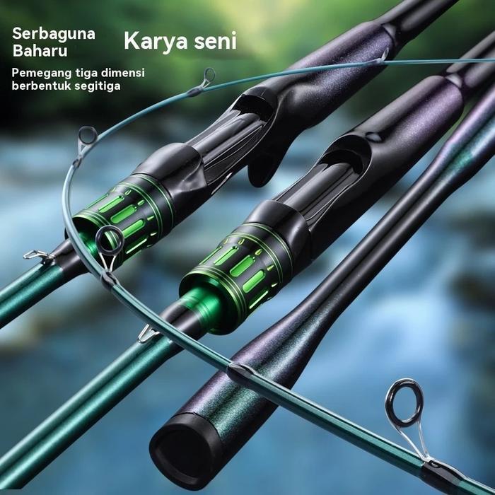 New Shimano Joran Spinning M Power 2-Section Carbon Lure Fishing Rod Casting Rod Joran Pancing Laut 