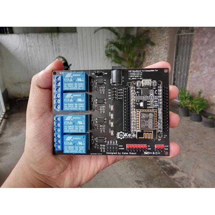 Relay 4 Channel Shield For Nodemcu Amica Lolin Dan Esp32 Dev Kit Original Dan Terpercaya
