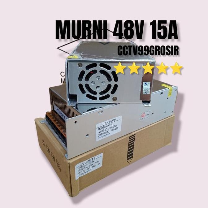 TERBARU - Power Supply 48V 15A Adaptor 48V 15A
