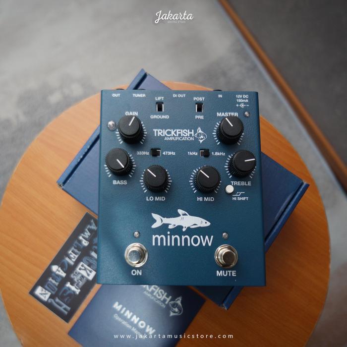 Trickfish Minnow Bass Preamp Di Pedal Made In Usa, Preamp Yang Dipakai Fodera Original Dan Terpercay