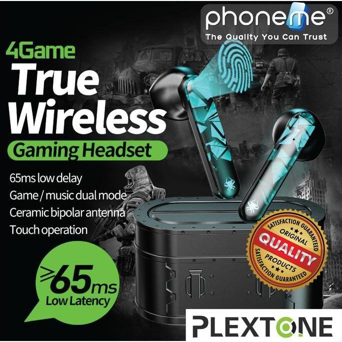 Promo PLEXTONE 4Game TWS Music Gaming Earphone Bluetooth 5.1 Touch Earbuds Diskon