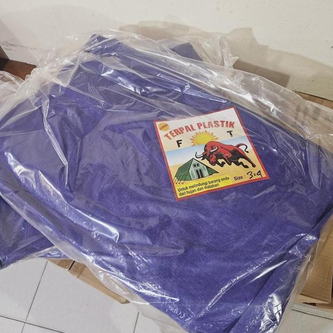 Spesial Terpal 3X4 3 X 4 Meter Warna Biru