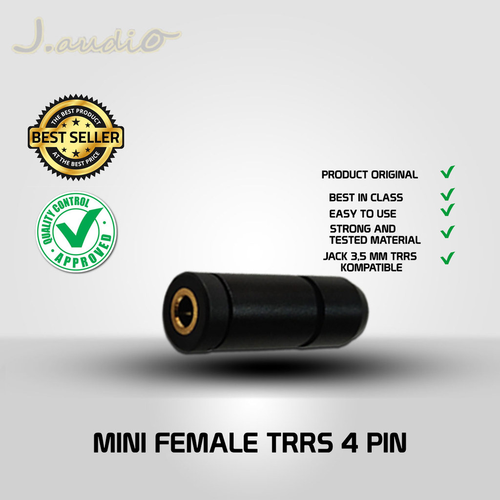 Jack Audio / Jack Mini TRRS Female 3.5mm - JUAN AUDIO