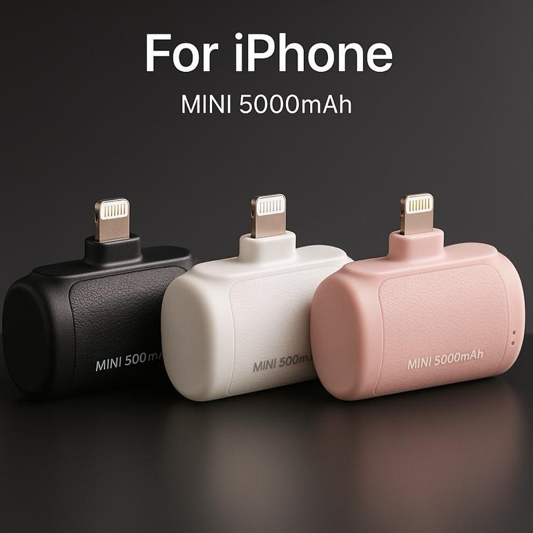 Promo Terbaru Big Sale (Khusus Hp Iphone) Powerbank 5000Mah / Powerbank Mini / Pb /Pb 500Mah /Powerb