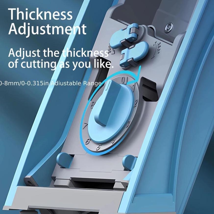 BEST SALE BIG PROMO Alat pemotong sayur multifungsi, mesin pemotong dadu dan parut kentang rumah tan