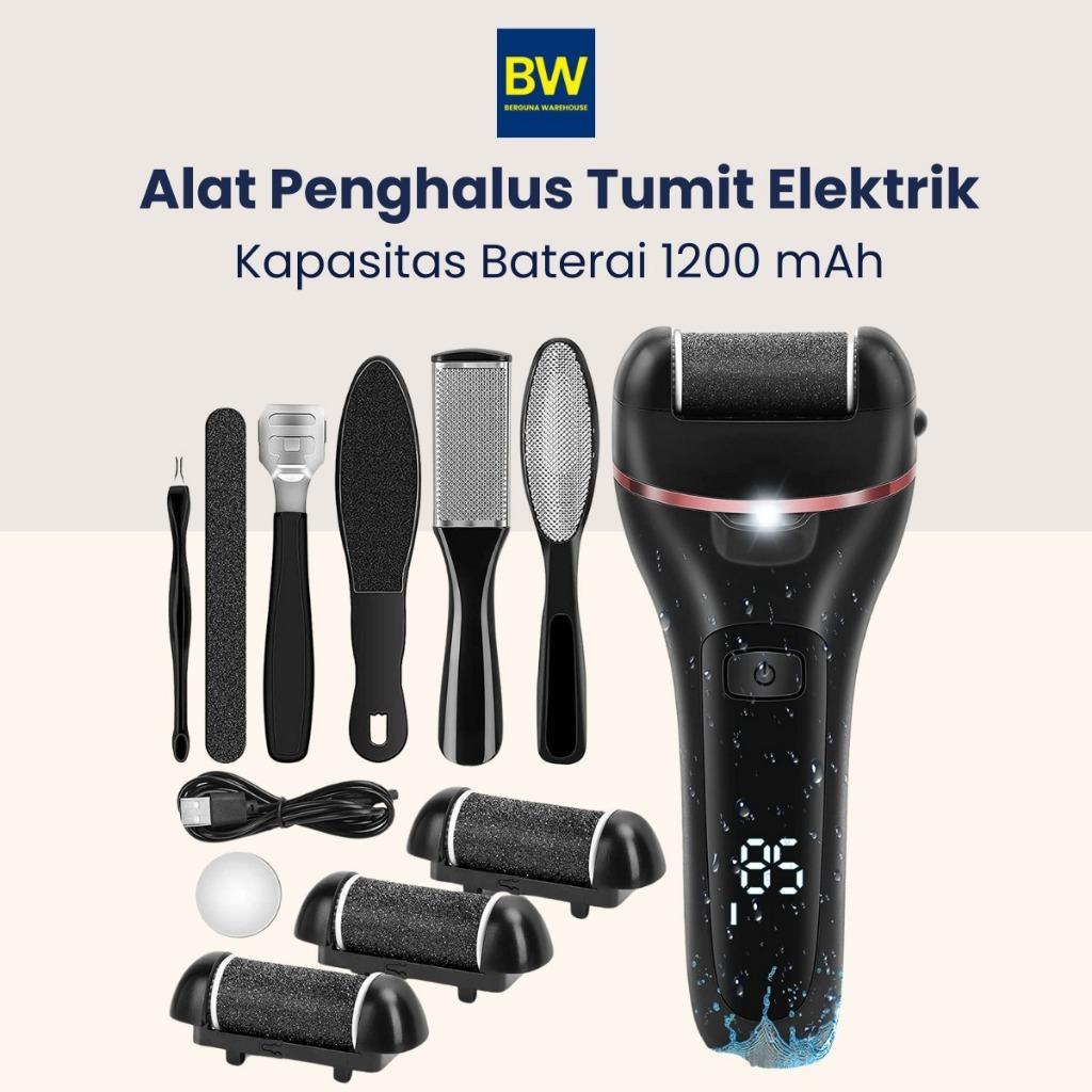 Alat Penghalus Tumit Kaki Pecah / Amplas Penggosok Telapak Elektrik Untuk Kulit Mati Kasar Dan Kapal