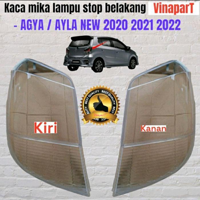 KACA MIKA LAMPU STOP STOPLAMP BELAKANG AGYA NEW 2020-2022 PUTIH