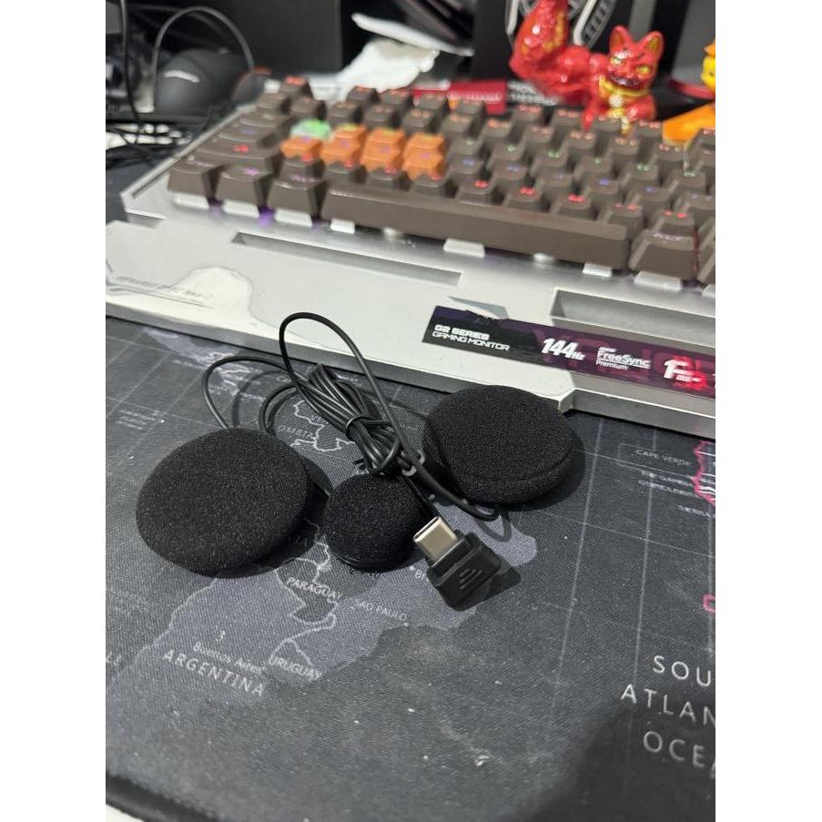 Audioqt- Headset Dan Hard Mic Soft Mic Untuk Intercom Ataupun Headset Bluetooth Hard Soft Mic Interc