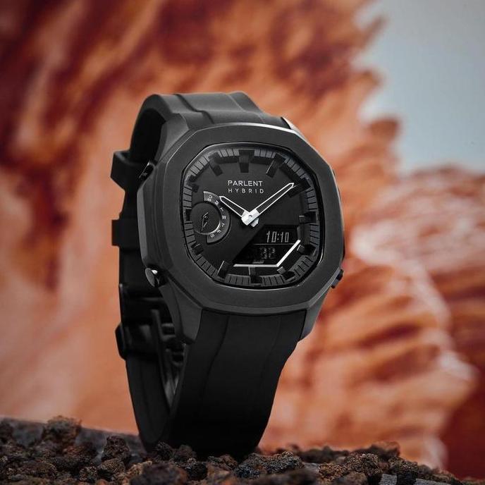 Jam Tangan Pria Parlent Gallant Hybrid Rubber