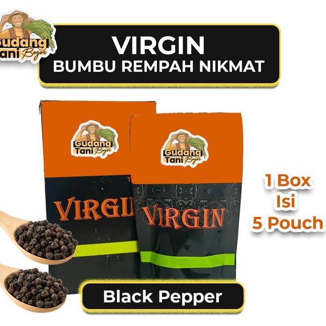 Virgin Bumbu Dapur Royal Bla Pepper 1 Box Isi 5 Pouch Spices Powder