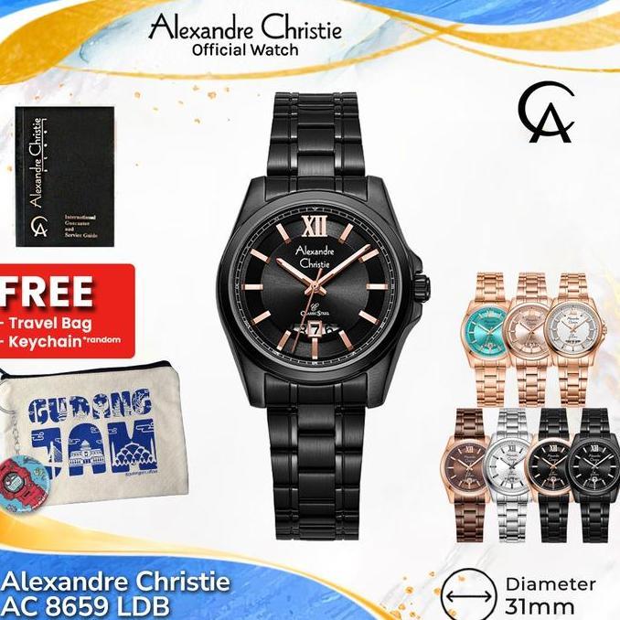 Alexandre Christie Wanita AC 8659 LDB AC 8659 AC8659LDB Stainless Steel