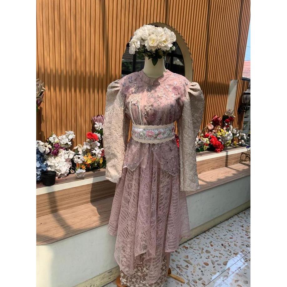 Beachylooks Top Lebaran Outfit Raya Kebaya Kondangan Wisuda Janggan Kaluna atasan simple elegant