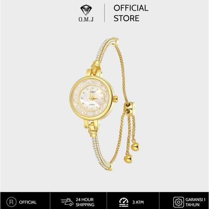 Seri G037 OMJ Watch Jam tangan wanita yang elegan modis dan bermutu tinggi tahan air efektif dalam j