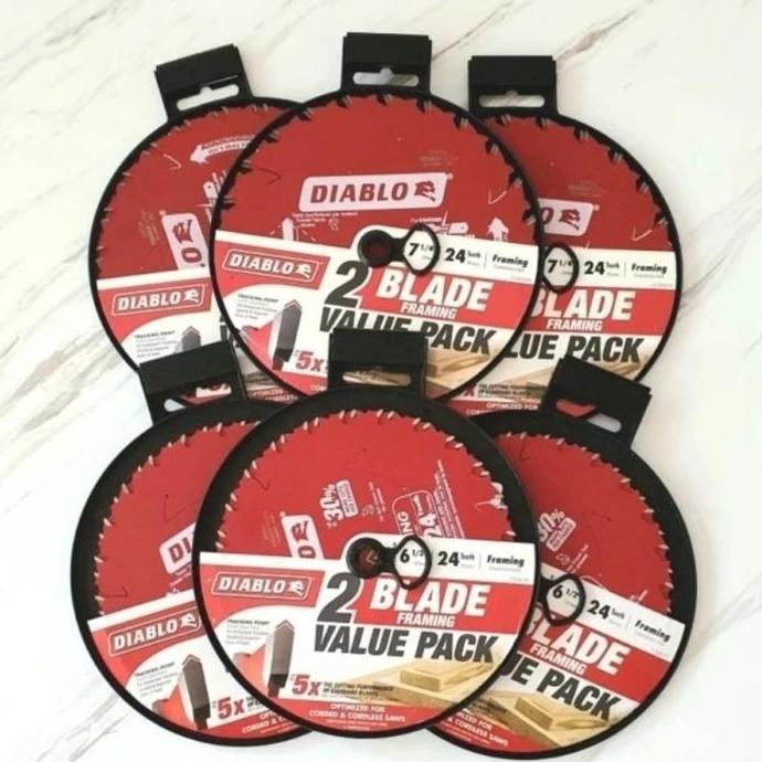 Sale Diablo Saw Blade 6 1/2 Inch Circular Saw Table Saw Mata Gergaji