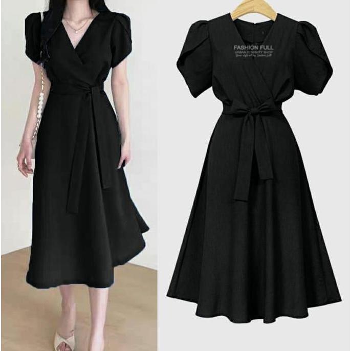 Dress Davia / Gaun Wanita Terbaru Kekinian / Dress Wanita Dewasa / Dress Wanita Modern / Dress Korea