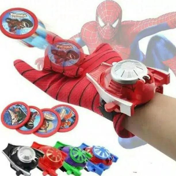 Mainan Sarung Tangan Spiderman Avengers tembak Promo Premium