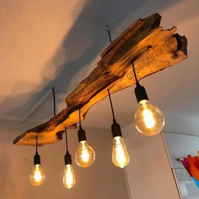 Terlaris Lampu Gantung Kayu Jati